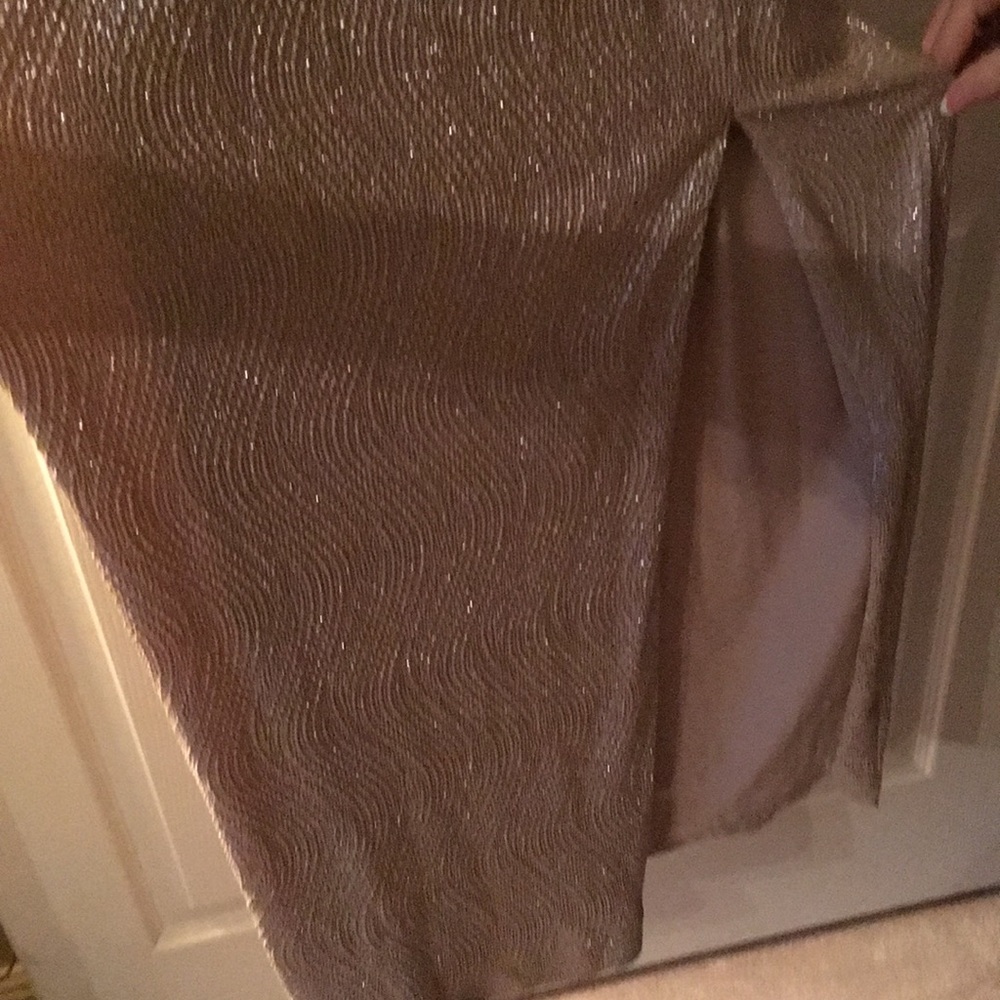 Ralph Lauren evening size 6 metallic dress - Picture 7 of 7